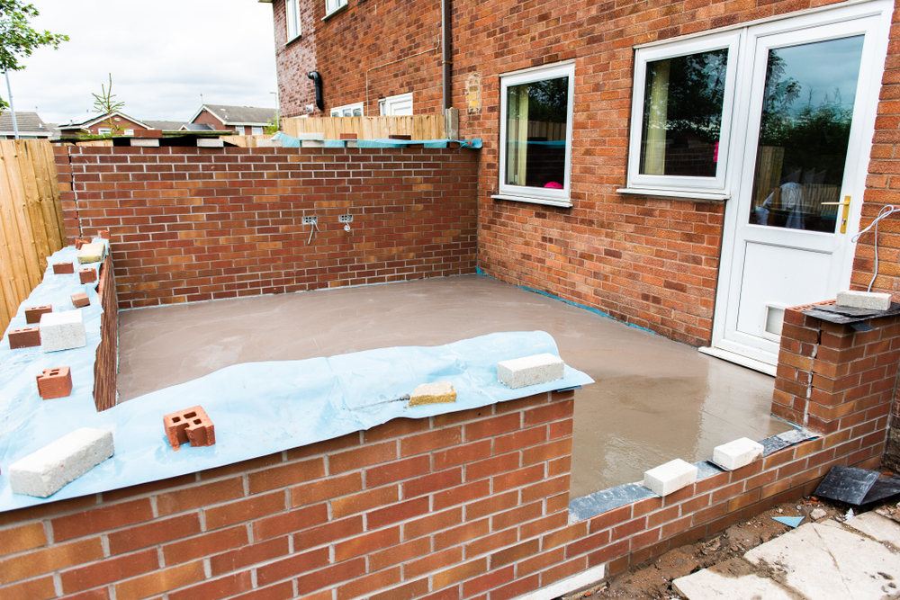 Concrete based conservatory